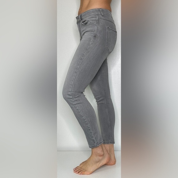 Zara Women's Gray Skinny Low Rise Jeans Stretch Denim – Size 4 - Picture 2 of 5